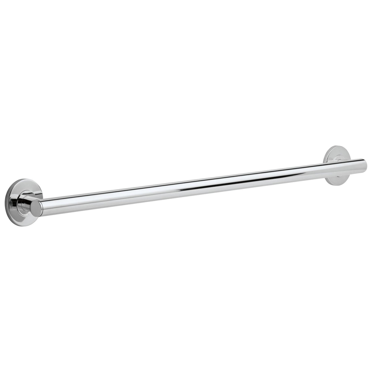 Round Contemporary Decorative Grab Bar - 36" - Concealed