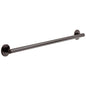 Round Contemporary Decorative Grab Bar - 36" - Concealed
