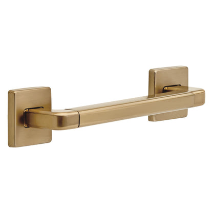 DELTA® Angular Modern Decorative Grab Bar, 12 in L, Stainless Steel, Import