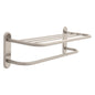 Towel Shelf, Brass, Satin Nickel