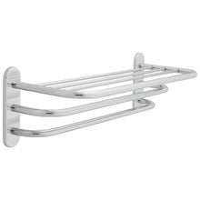 DELTA® 43424 Towel Shelf, 26-1/8 in OAL x 9-7/8 in OAD x 8-1/2 in OAH, Brass, Import
