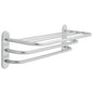 DELTA® 43424 Towel Shelf, 26-1/8 in OAL x 9-7/8 in OAD x 8-1/2 in OAH, Brass, Import