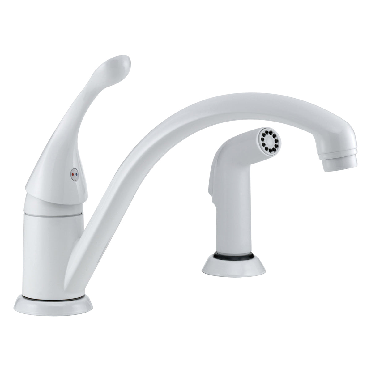 DELTA® Collins™ Kitchen Faucet, 1.8 gpm Flow Rate, Swivel Spout, 1 Handles, Domestic