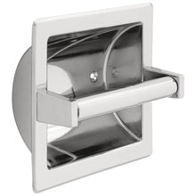 Horizontal Recessed Paper Holder with Roller - Wall Mount