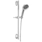 DELTA® 51386-PR Universal Handshower, 2-13/16 in Dia 3-Function Shower Head, 1.75 gpm Flow Rate, 60 to 82 in L Hose, Lumicoat™ Polished Chrome, Import