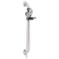 DELTA® 52008-DS Palm® Hand Shower, 4 in Dia 4-Function Shower Head, 2.5 gpm Flow Rate, 60 in L Hose, 1/2 in Connection, Polished Chrome, Import