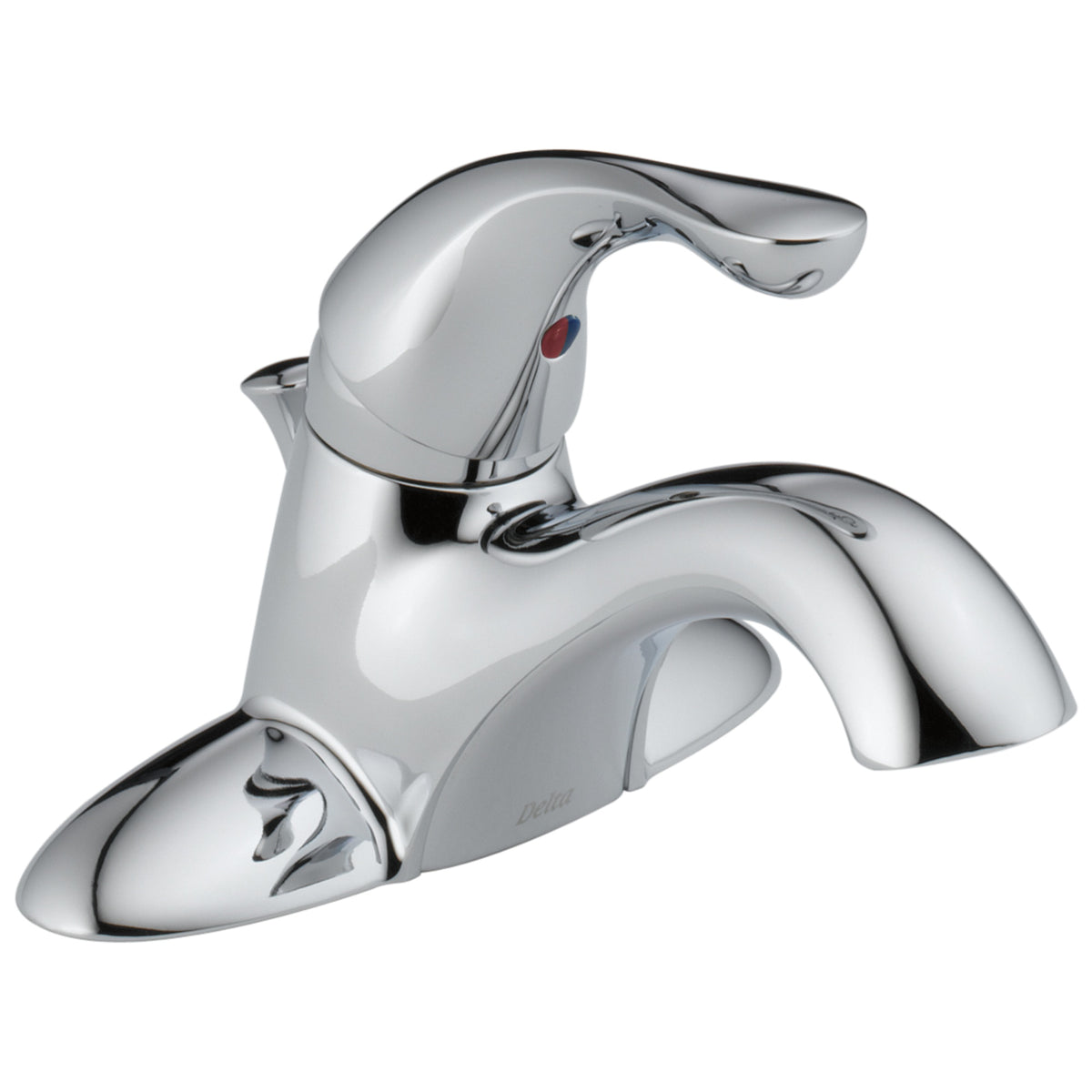 Classic - Bathroom Faucet - Polished Chrome - Deck Mount