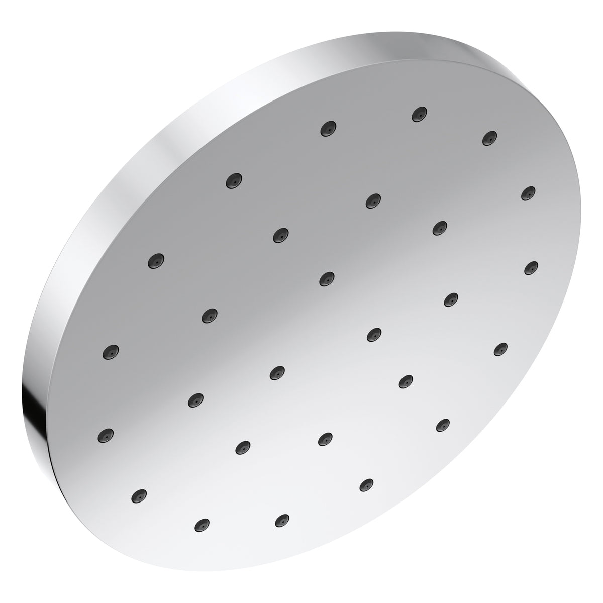 DELTA® Universal Showering Single Function Shower Head, 1.75 gpm Max Flow, 1 Sprays, 12 in Dia x 2-5/8 in H Head, Import