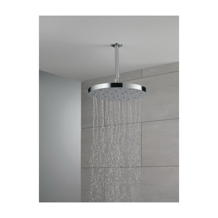 DELTA® Universal Showering Single Function Shower Head, 1.75 gpm Max Flow, 1 Sprays, 12 in Dia x 2-5/8 in H Head, Import
