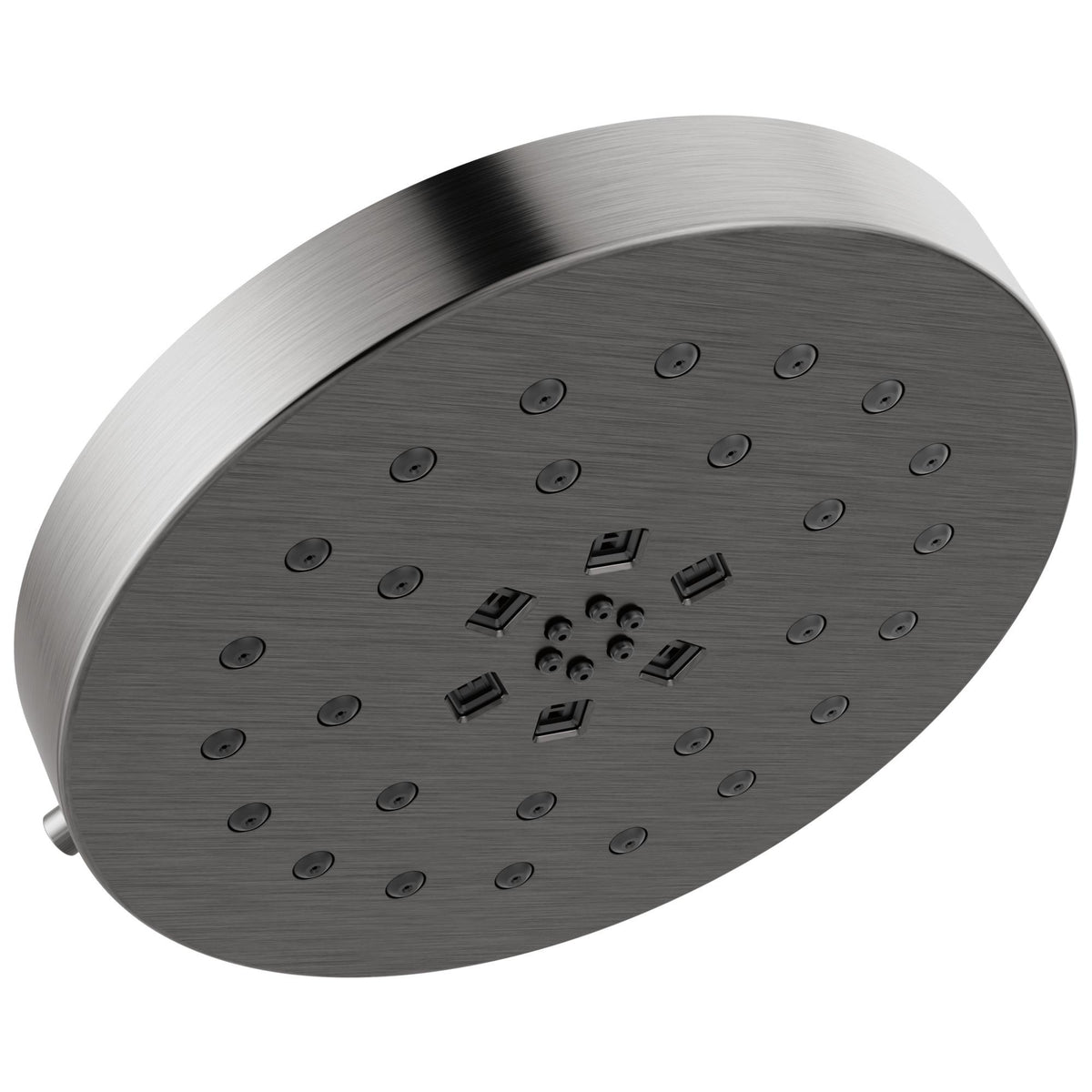 DELTA® Universal Showering Multi-Function Shower Head, 1.75 gpm Max Flow, 4 Sprays, 8 in Dia x 3-1/2 in H Head, Import