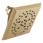 Universal Angular Modern Raincan Shower Head - 5 Sprays