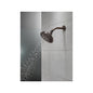 DELTA® 52669-RB Universal Traditional Raincan Shower Head, 1.75 gpm Maximum, 5 Sprays, 6 in Dia x 4 in H Head, Import