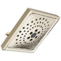 DELTA® 52684-PN-PR Universal Showerhead With H2Okinetic® Technology, 1.75 gpm Max Flow, 3 Sprays, 7-5/8 in L x 7-5/8 in W x 3-1/2 in H Head, Import
