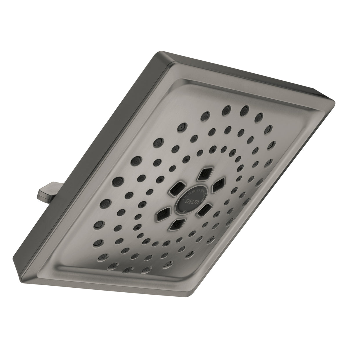 DELTA® 52684-KS Universal Showering Multi-Function Raincan Shower Head, 1.75 gpm Max Flow, 3 Sprays, 7-5/8 in L x 7-5/8 in W x 3-1/2 in H Head, Import