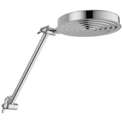 Universal Raincan Shower Head with Adjustable Arm - 2.5 GPM