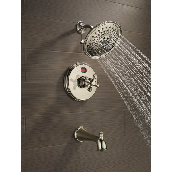 Universal Raincan Shower Head with Adjustable Arm - 2.5 GPM