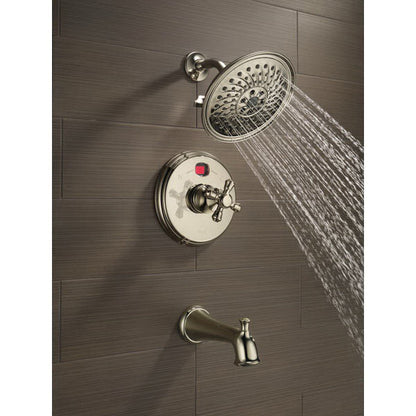 Universal Raincan Shower Head with Adjustable Arm - 2.5 GPM