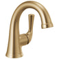 DELTA® 533LF-CZMPU Kayra™ Single-Handle Bathroom Faucet, 1.2 gpm Flow Rate, 4-1/4 in H Spout, 1 Handles, Pop-Up Drain, 1, 3 Faucet Holes, Champagne Bronze, Function: Lavatory