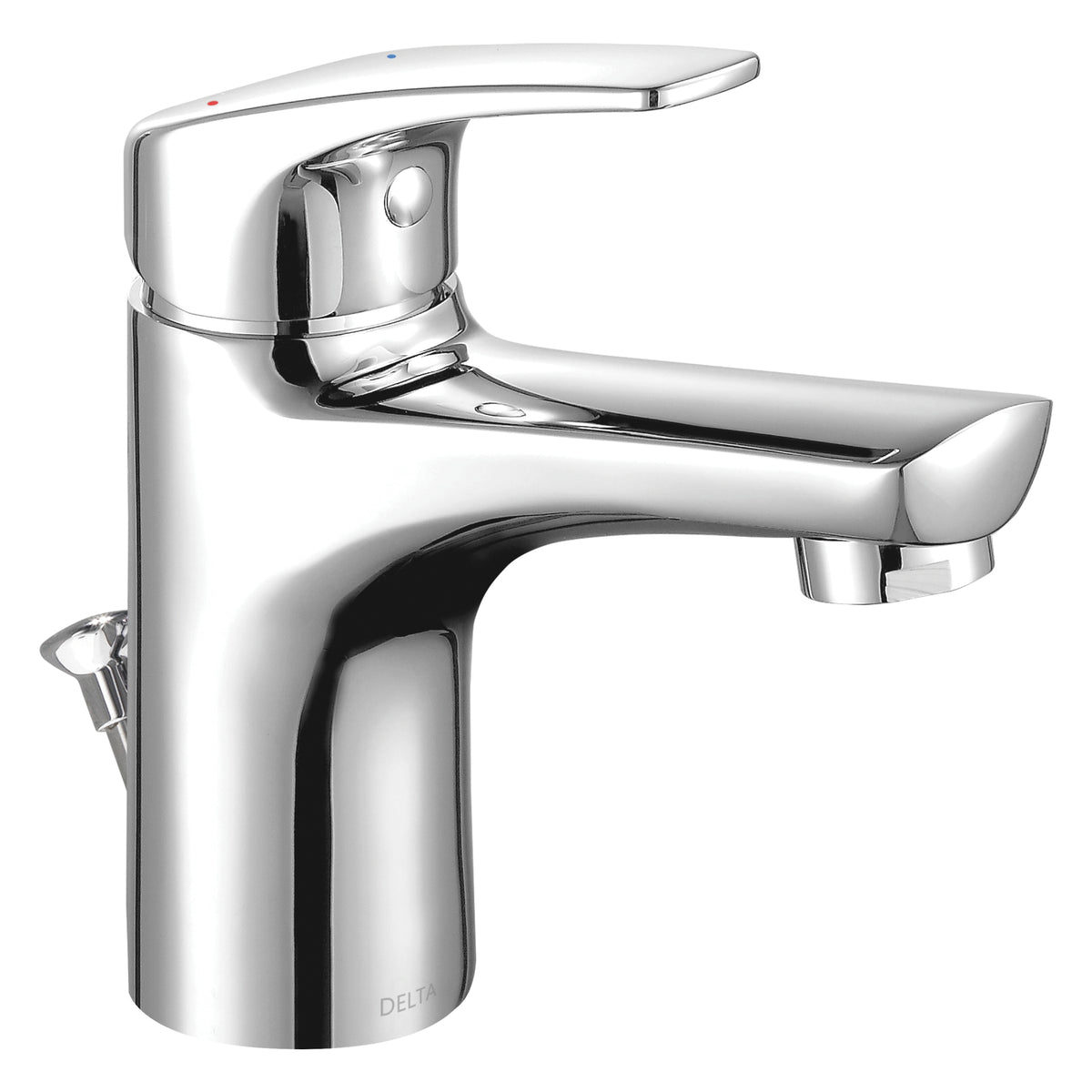 DELTA® Wynne™ Bathroom Faucet, Commercial, 1.2 gpm Flow Rate, 3.24 in H Spout, 1 Handle, 50/50 Pop-Up Drain, 1 or 3 Faucet Holes, Function: Traditional