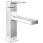 DELTA® 537-MPU-DST Velum™ Single-Handle Bathroom Faucet, 1.2 gpm Flow Rate, 4-7/16 in H Spout, 1 Handles, Pop-Up Drain, 1, 3 Faucet Holes, Chrome, Function: Lavatory