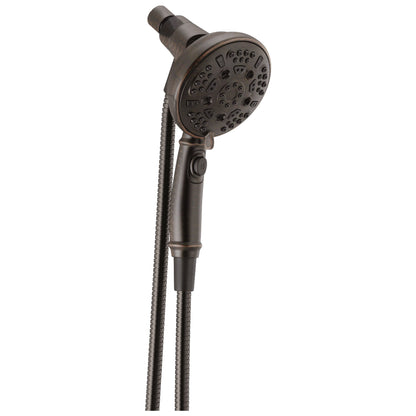 DELTA® SureDock™ Ashlyn® Hand Shower, 5 in Dia Shower Head, 1.75 gpm Flow Rate, 60 to 82 in L Hose, NPT Connection, Import