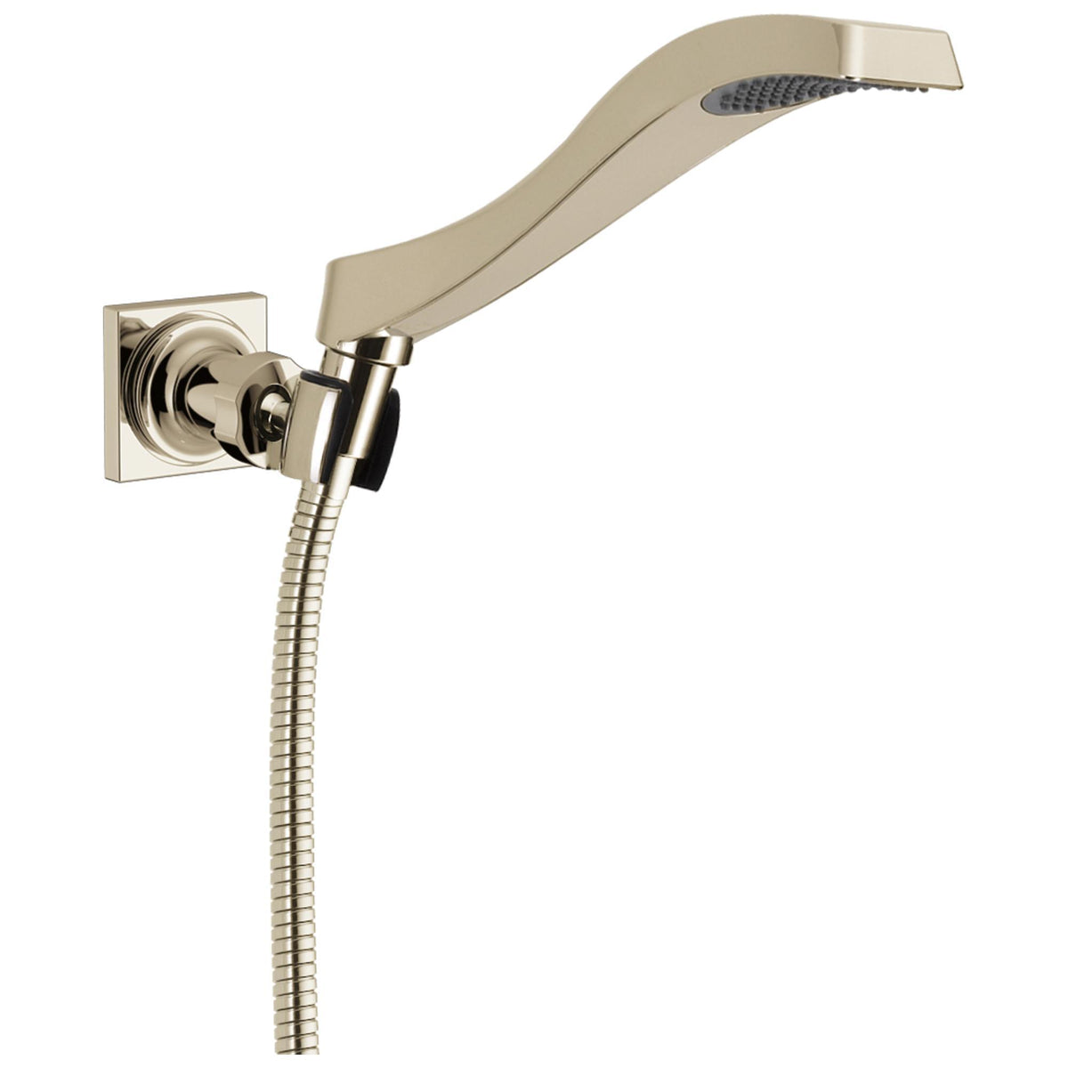 DELTA® Dryden™, 1 Shower Head, 2 gpm, 60 to 82 in L Hose, 1/2-14 Male NPSM Connection, Import