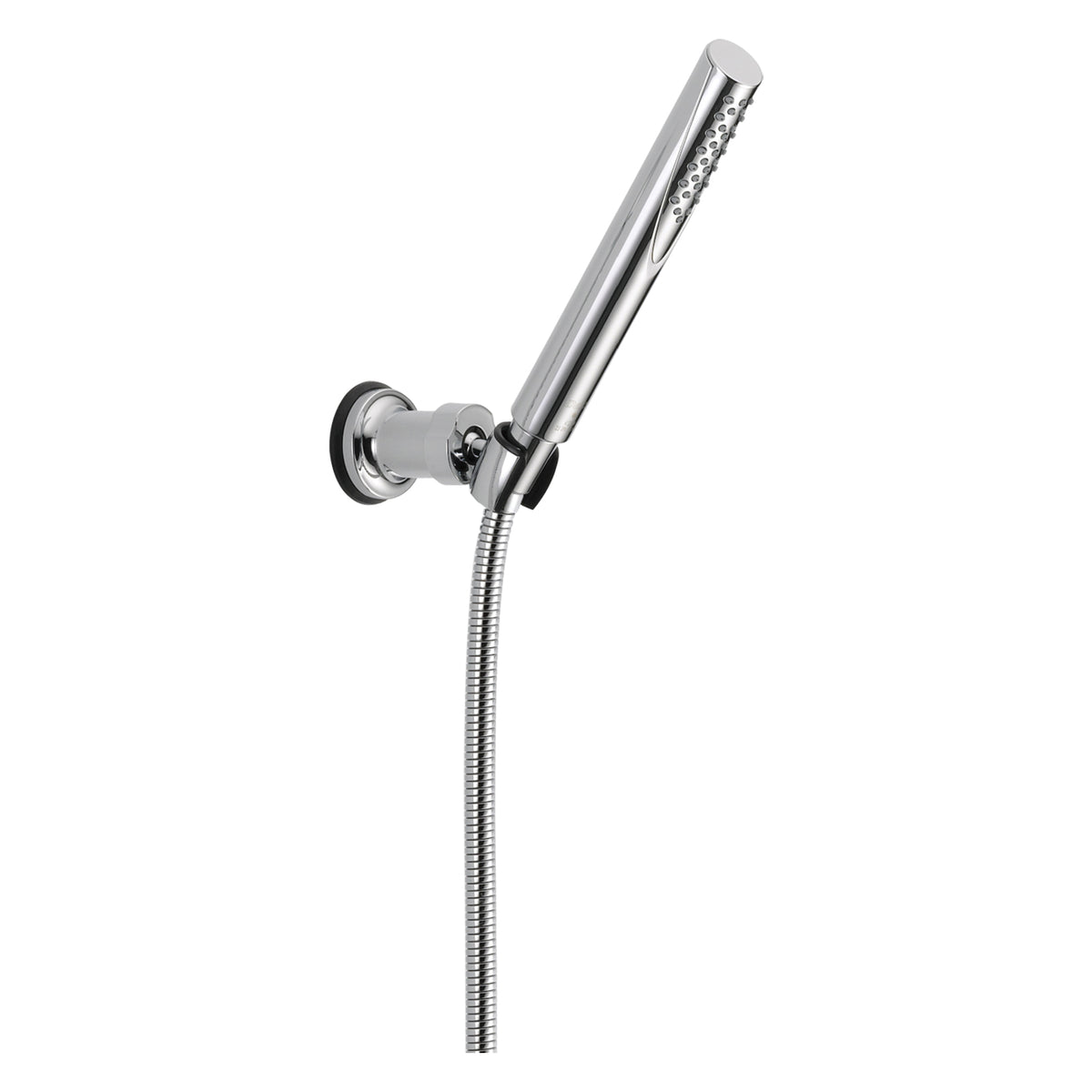 DELTA® 55085 Premium Wall Mount Hand Shower, Compel®, 1-Function Shower Head, 2 gpm, 60 to 82 in L Hose, 1/2-14 Male NPSM Connection, Polished Chrome, Import