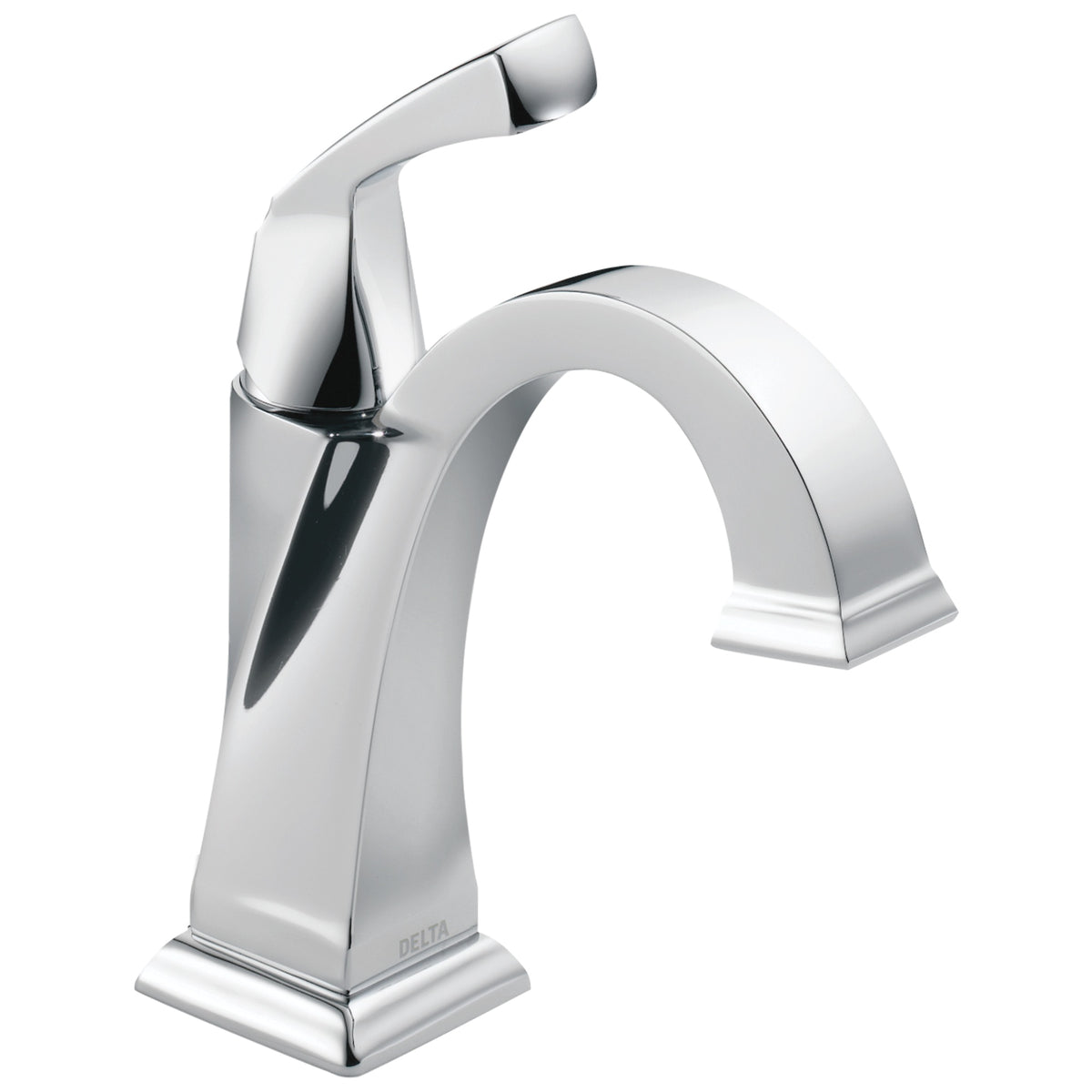 DELTA® Dryden™ Centerset Lavatory Faucet, Commercial, 1.2 gpm Flow Rate, 3-7/8 in H Spout, 1 Handles, Pop-Up Drain, 1/3 Faucet Holes, Function: Traditional
