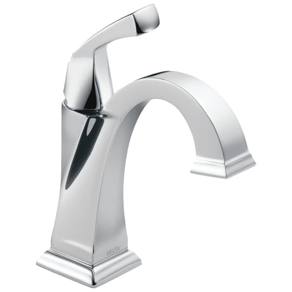 DELTA® Dryden™ Centerset Lavatory Faucet, Commercial, 1.2 gpm Flow Rate, 3-7/8 in H Spout, 1 Handles, Pop-Up Drain, 1/3 Faucet Holes, Function: Traditional
