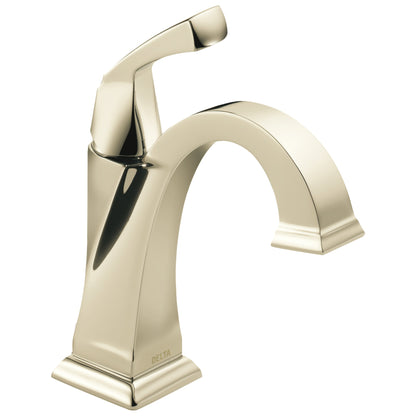 DELTA® Dryden™ Centerset Lavatory Faucet, Commercial, 1.2 gpm Flow Rate, 3-7/8 in H Spout, 1 Handles, Pop-Up Drain, 1/3 Faucet Holes, Function: Traditional