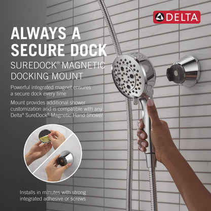Suredock - Docking Mount - Deck Mount - Lumicoat Chrome