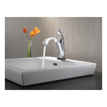 DELTA® Commercial, 1.2 gpm Flow Rate, 4-3/8 in H Spout, 1 Handles, Pop-Up Drain, 1/3 Faucet Holes, Function: Traditional, Dryden™