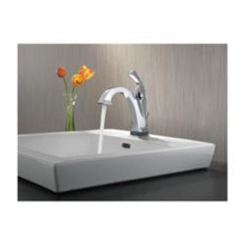 DELTA® Commercial, 1.2 gpm Flow Rate, 4-3/8 in H Spout, 1 Handles, Pop-Up Drain, 1/3 Faucet Holes, Function: Traditional, Dryden™
