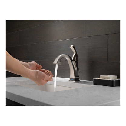 DELTA® Commercial, 1.2 gpm Flow Rate, 4-3/8 in H Spout, 1 Handles, Pop-Up Drain, 1/3 Faucet Holes, Function: Traditional, Dryden™