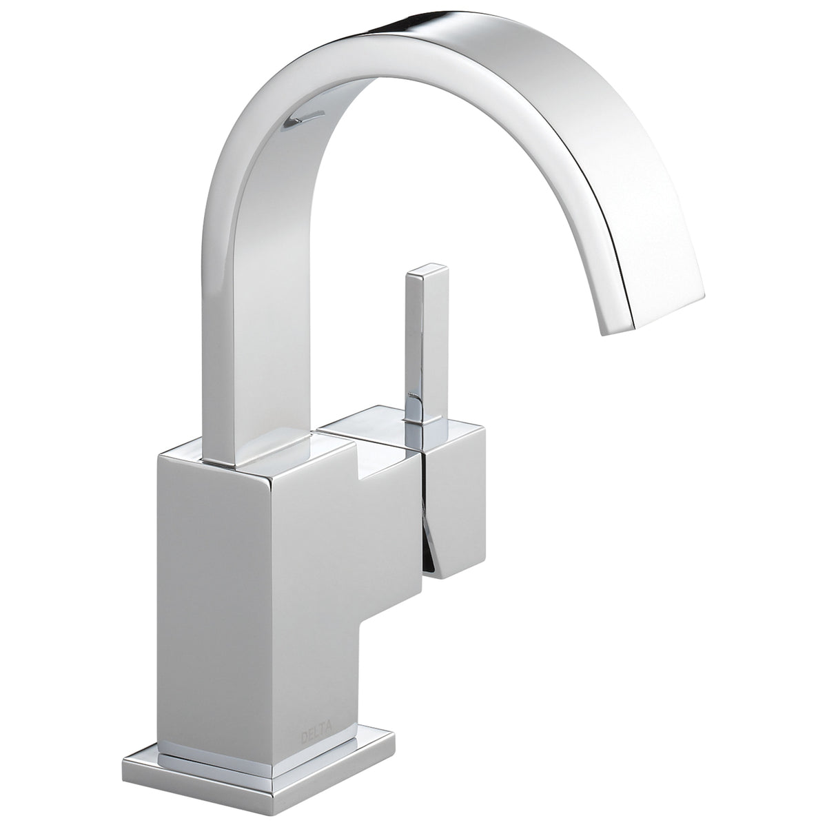 DELTA® Commercial, 5-1/4 in H Spout, 1 Handles, Pop-Up Drain, 1 Faucet Holes, Function: Traditional, Vero®, 1.2 gpm