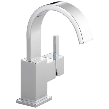 DELTA® Commercial, 5-1/4 in H Spout, 1 Handles, Pop-Up Drain, 1 Faucet Holes, Function: Traditional, Vero®, 1.2 gpm
