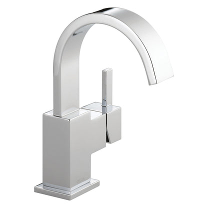DELTA® Commercial, 5-1/4 in H Spout, 1 Handles, Pop-Up Drain, 1 Faucet Holes, Function: Traditional, Vero®, 1.2 gpm