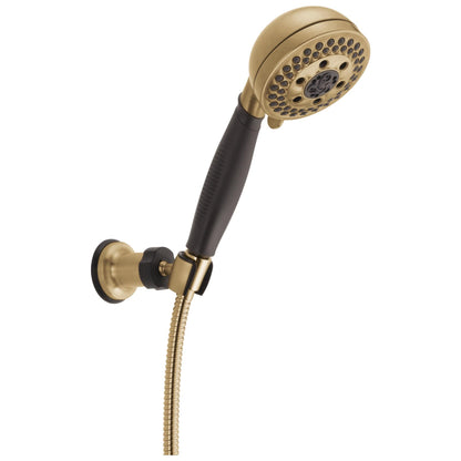DELTA® Wall Mount Hand Shower, 3 in Dia 5 Shower Head, 2 gpm Flow Rate, 60 in L Hose, 1/2 in Female Connection, Import