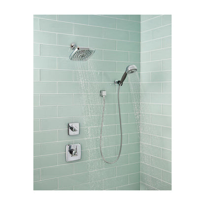 DELTA® Wall Mount Hand Shower, 3 in Dia 5 Shower Head, 2 gpm Flow Rate, 60 in L Hose, 1/2 in Female Connection, Import