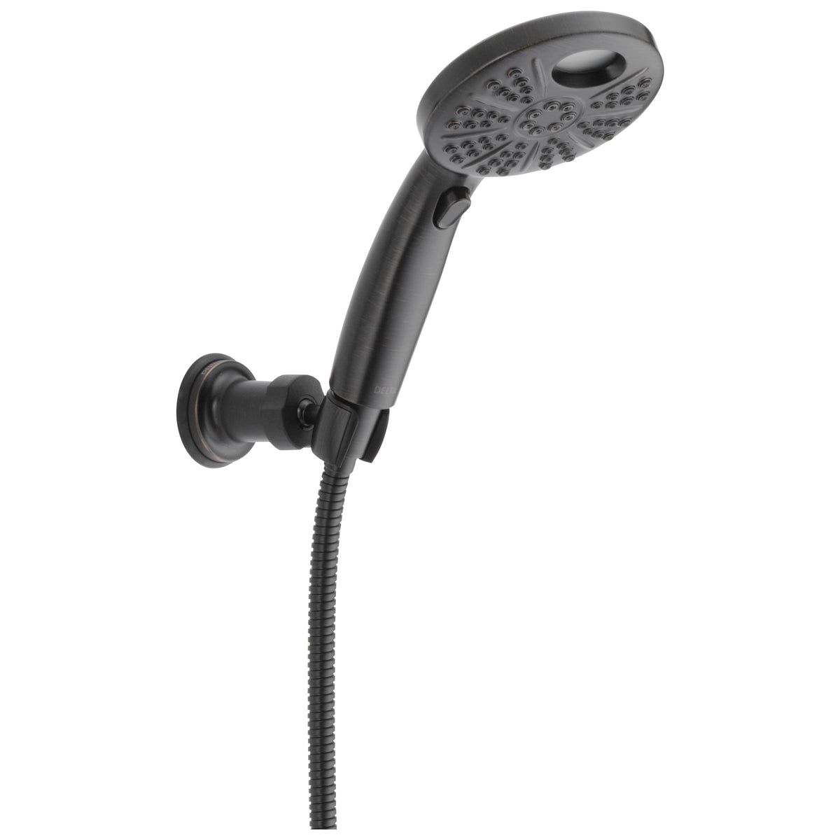 DELTA® Temp2O® Wall Mount Hand Shower, 4-3/4 in Dia 6 Shower Head, 2 gpm Flow Rate, 60 in L Hose, 1/2 in IPS Connection, Import
