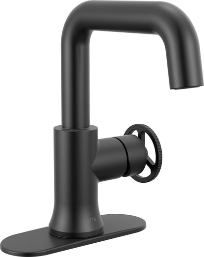 Trinsic - Single Handle Bathroom Faucet - Matte Black - Zinc