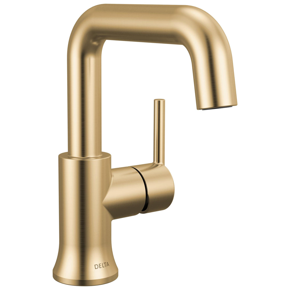 DELTA® 554HAR-CZ-DST 554HAR Trinsic® Single Handle Bathroom Faucet, Commercial, 1.2 gpm Flow Rate, 5.75 in H Spout, 1 Handles, Pop-Up Drain, 1 Faucet Holes, Champagne Bronze