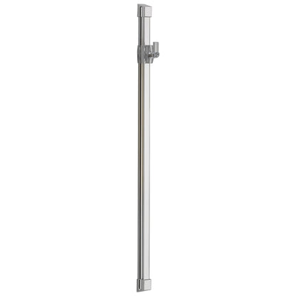 Adjustable Glide Rail Wall Bar - 24" OAL - Stainless Steel