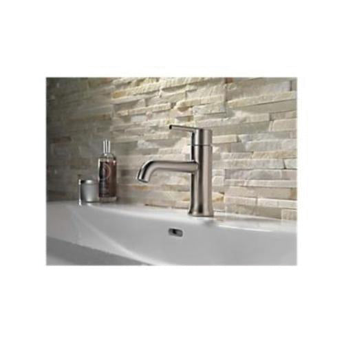 DELTA® Trinsic® Centerset Lavatory Faucet, Commercial, 1.2 gpm Flow Rate, 2-3/8 in H Spout, 1 Handles, 1/3 Faucet Holes, Function: Traditional