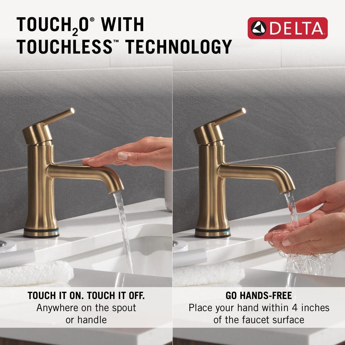 Trinsic - Single Handle Bathroom Faucet - 3.125" - 1.2 GPM