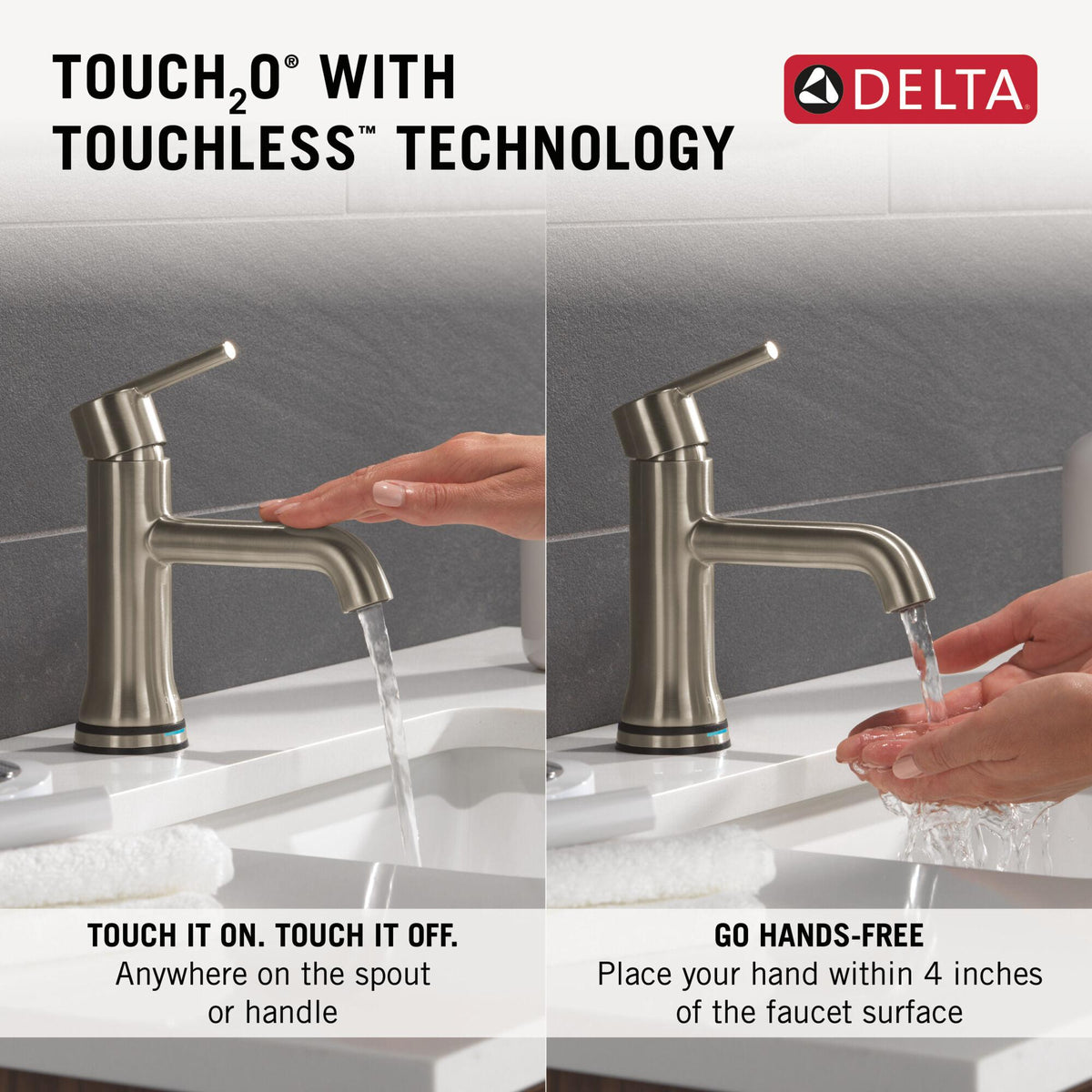 Trinsic - Single Handle Bathroom Faucet - Stainless - 5"
