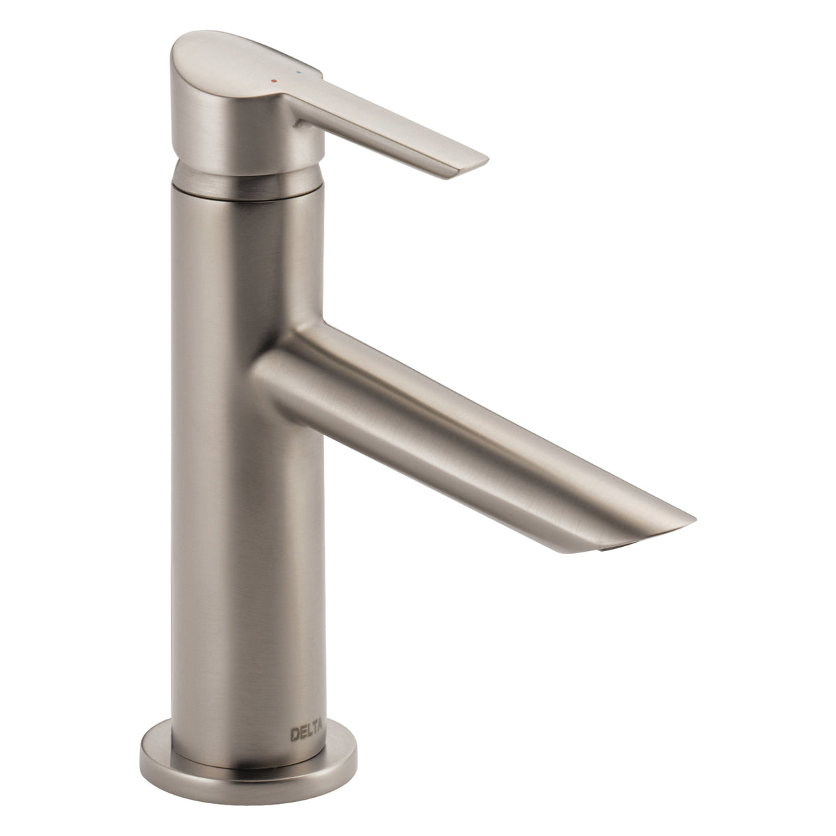 DELTA® Compel® Centerset Lavatory Faucet, Commercial, 1.2 gpm Flow Rate, 3-5/16 in H Spout, 1 Handles, Pop-Up Drain, 1/3 Faucet Holes, Function: Traditional