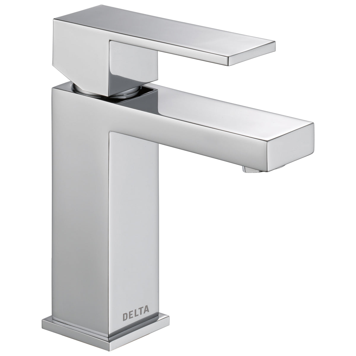 DELTA® Project-Pack Ara® Lavatory Faucet, Commercial, 1.2 gpm Flow Rate, 4-3/8 in H Spout, 1 Handles, 50/50 Pop-Up Drain, 1/3 Faucet Holes, Function: Traditional