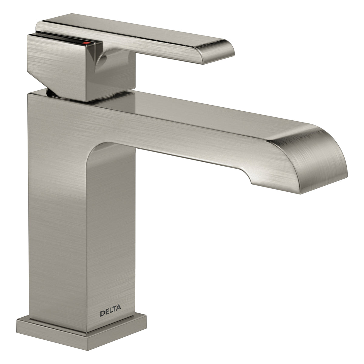 DELTA® Ara®, 1.2 gpm, 5-1/4 in H Spout, 1 Handles, 50/50 Pop-Up Drain, 1/3 Faucet Holes, Function: Traditional, Commercial