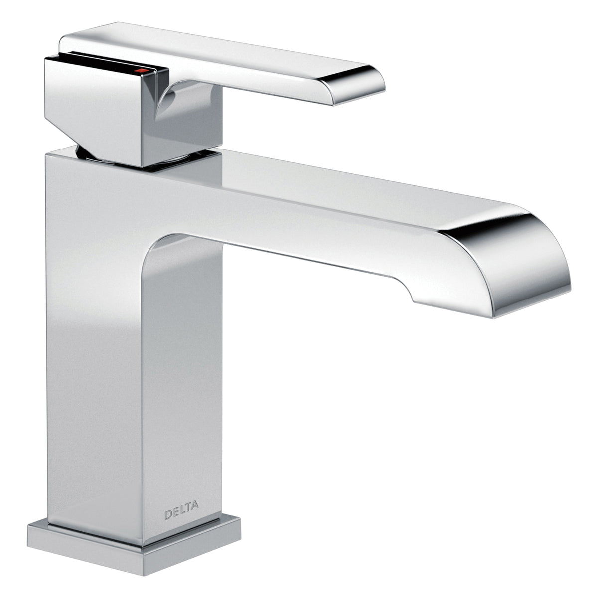 DELTA® Ara®, 1.2 gpm, 5-1/4 in H Spout, 1 Handles, 50/50 Pop-Up Drain, 1/3 Faucet Holes, Function: Traditional, Commercial
